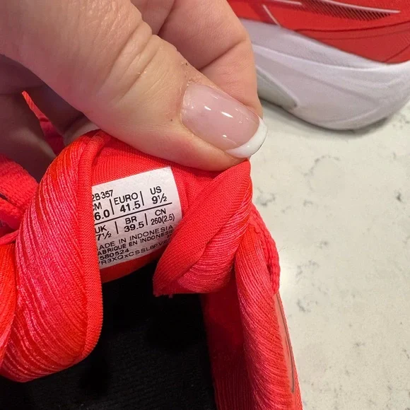 ASICS Gel Cuyano Women's Vibrant Coral Athletic Shoes, Sz 9.5 - Picture 5 of 5